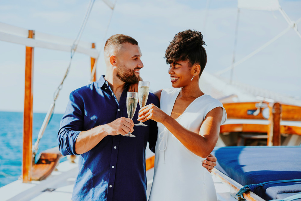 Luxury Sunset Dinner Cruise with Four-Course Menu and Open Bar