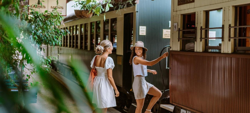 Waterfall, Wetlands and Scenic Rail Guided Day Tour from Northern Beaches