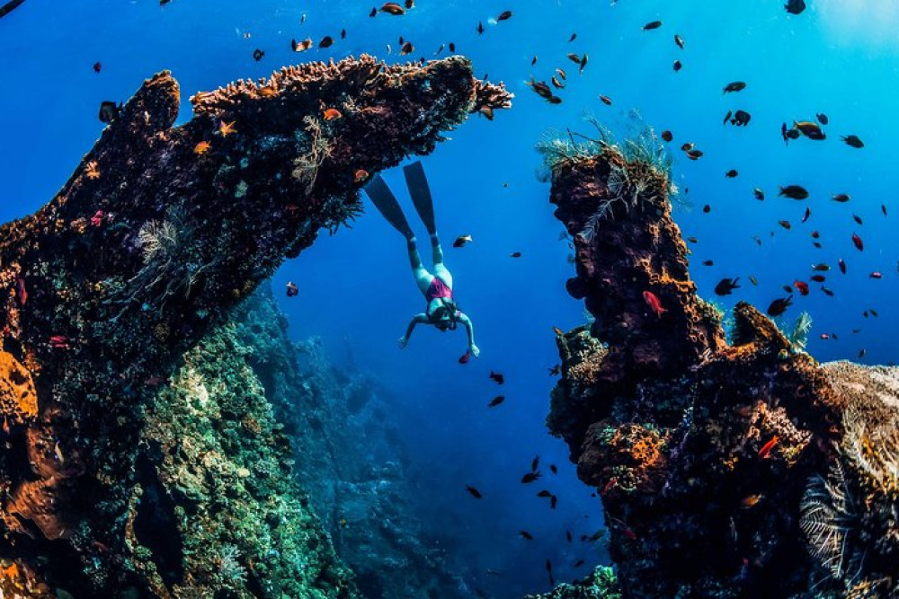 Full-Day Amed Snorkeling Adventure at Japanese Shipwreck & Vienna Beach