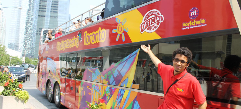 24 Hour Hop On Hop Off Toronto Double Decker Bus Tour