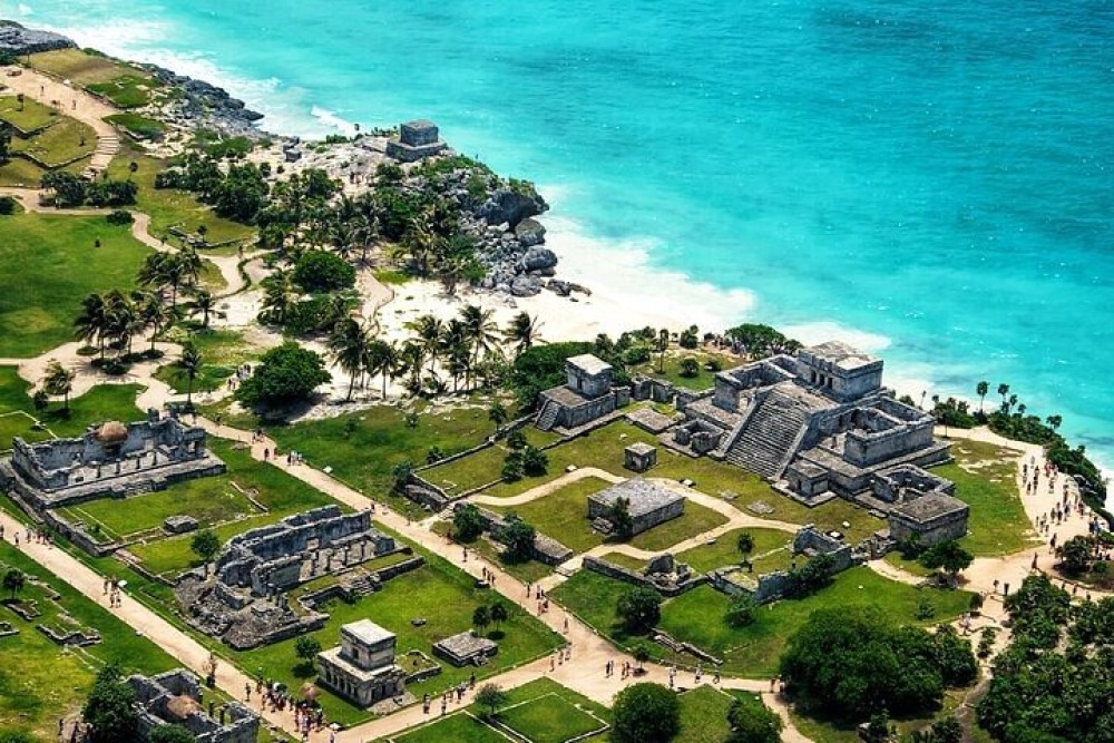 Full Day Tulum Ruins Tour Cenote and Swimming with Sea Turtles