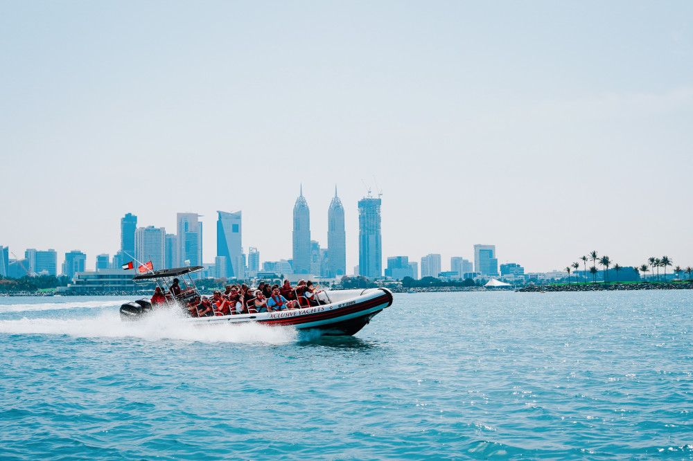 Speed Boat Tour: Marina, Atlantis, Palm, Burj Al Arab