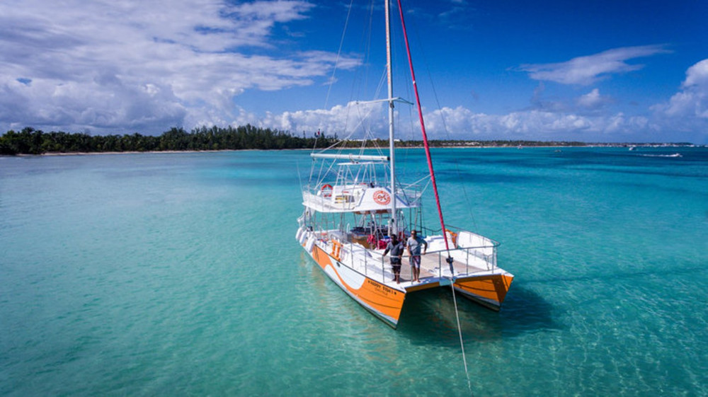 Private Sunset Catamaran Charter On The Happy Fish 1 Punta Cana Project Expedition