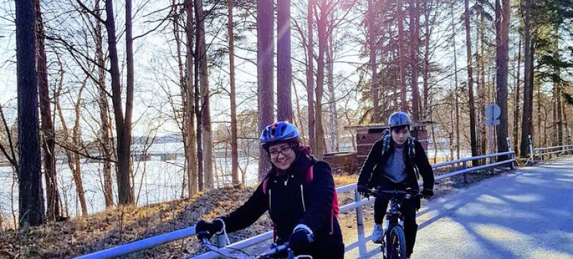 Explore Happiest Helsinki: Bike/E-bike: BBQ, Sauna, Forest, & Parks