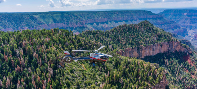 Grand Canyon Helicopter Flight Through the Dragon Corridor