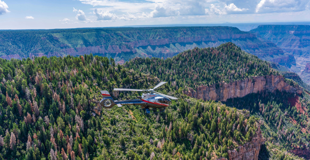 Grand Canyon Helicopter Flight Through the Dragon Corridor