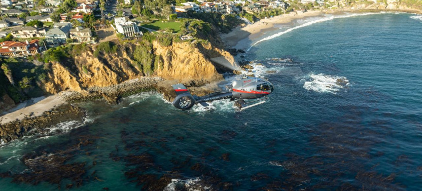 Luxury Helicopter Tour Over Southern California Coast from Long Beach