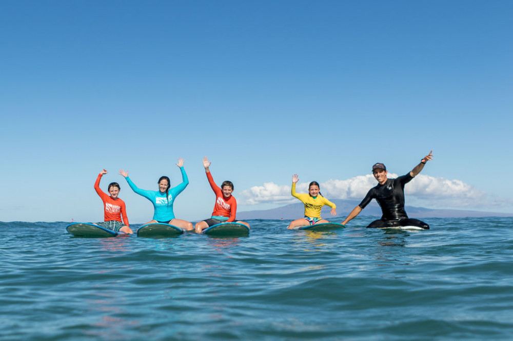 Private Surf Lesson at Lahaina - 3-10 People