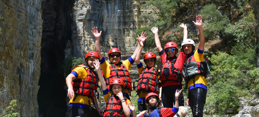 Rafting & Canoe Excursion in the Grand Canyon of Albania with Lunch