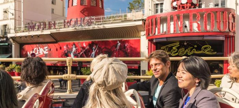 Easy Full Day Trip to Paris with Open Top Bus Tour