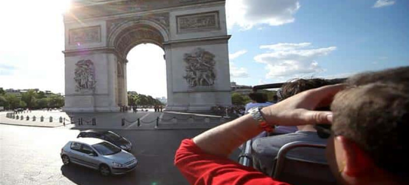Easy Full Day Trip to Paris with Open Top Bus Tour