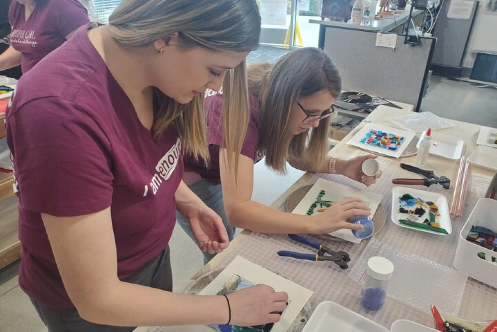 Break It And Make It: A Glass Fusing Session In Everett