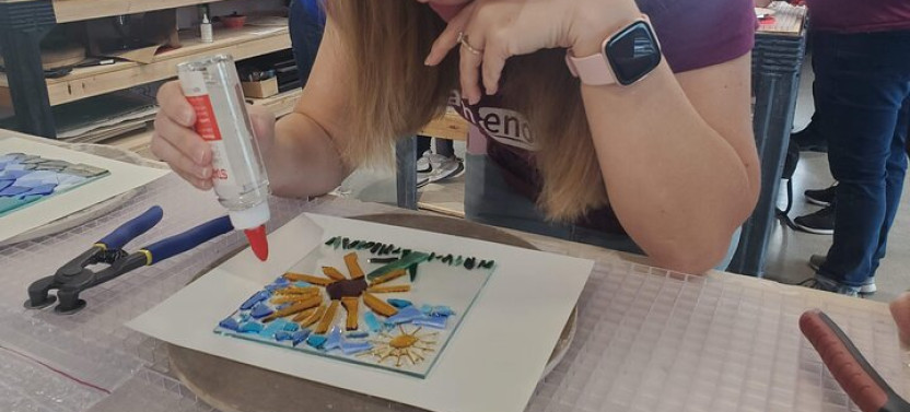 Break It And Make It: A Glass Fusing Session In Everett