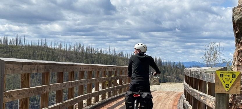 Self Guided E-Bike Myra Canyon with VW Electric Vehicle Transfer