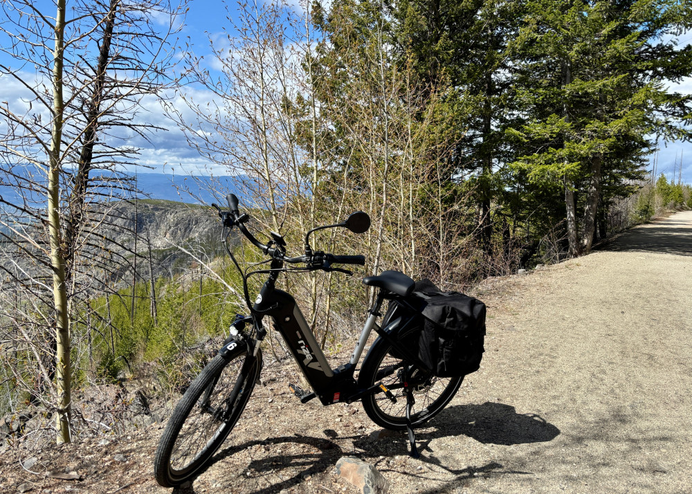 Self Guided E-Bike Myra Canyon with VW Electric Vehicle Transfer
