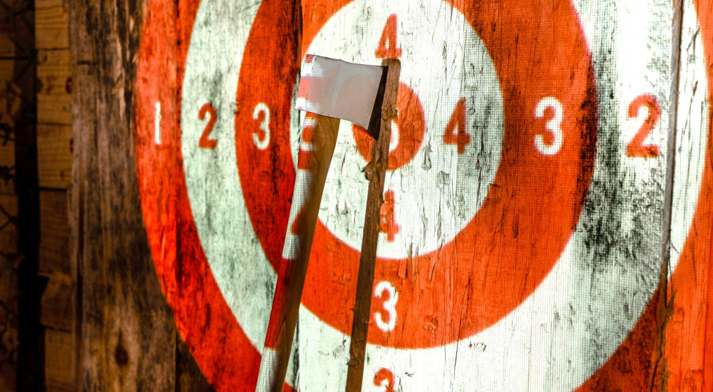 Self-Guided E-Bike & Axe Throwing