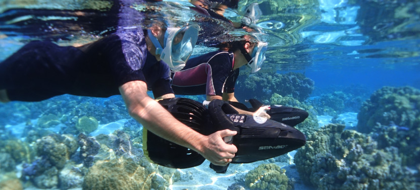 Moorea Dream Adventure With Sea Scooter Jet Snorkeling