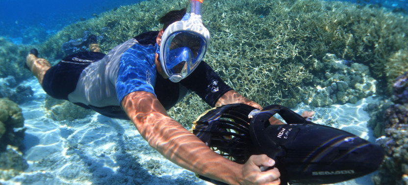 Moorea Dream Adventure With Sea Scooter Jet Snorkeling