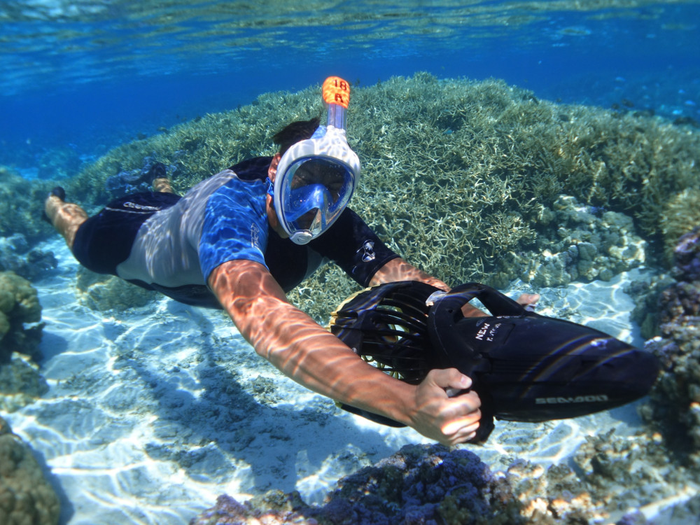 Moorea Dream Adventure With Sea Scooter Jet Snorkeling