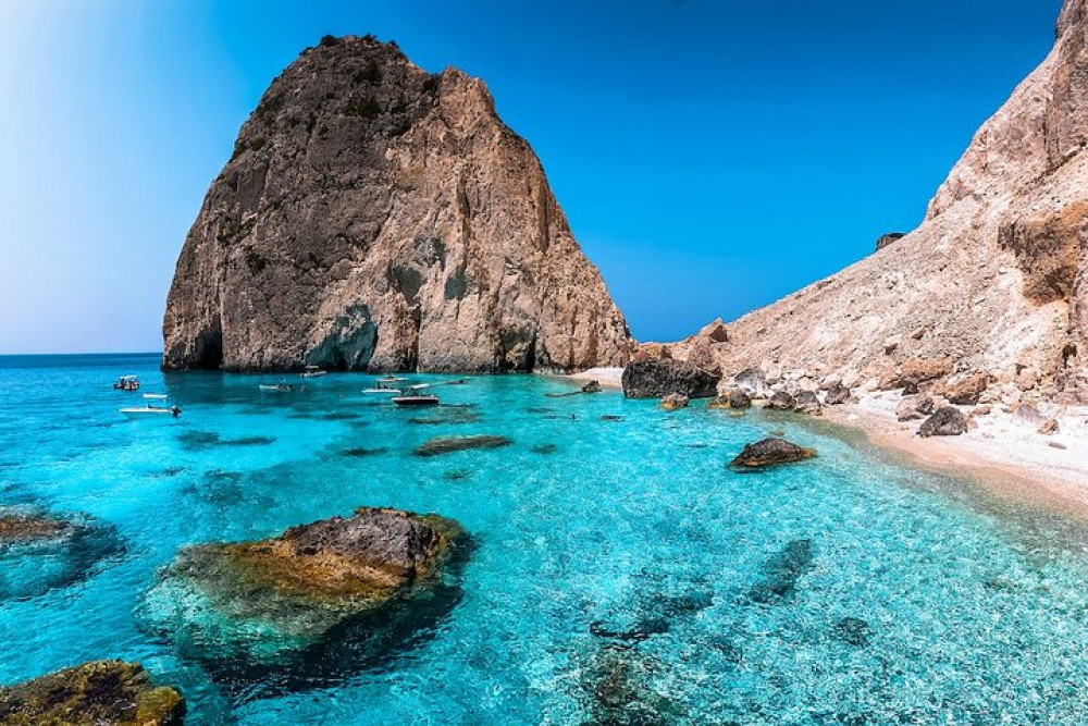 Zakynthos Private Tour Myzithres Beach, Viewpoint & Keri Caves