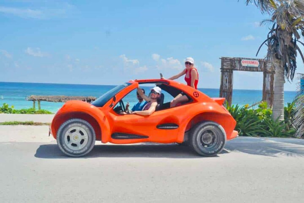 Cozumel Jeep or Buggy Island Tour Plus Mayan Ruins or Punta Sur