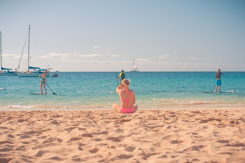 Stand Up Paddleboard Taster Course In The Picturesque Bay Of Morro Jable
