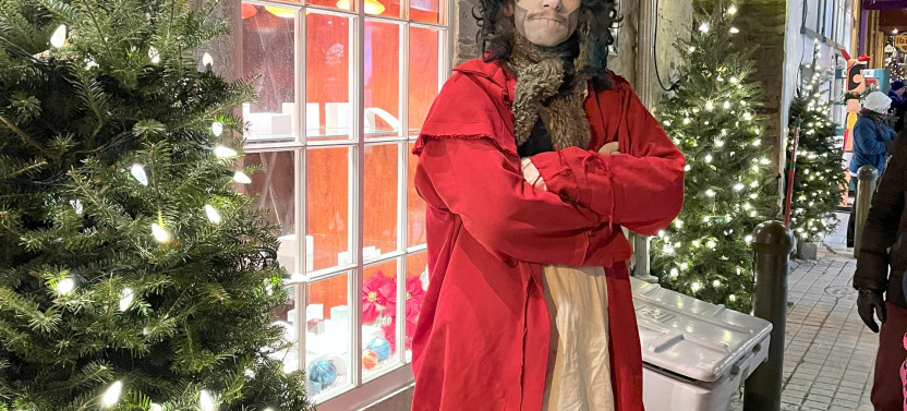 Old Quebec Street theater : Christmas in New France