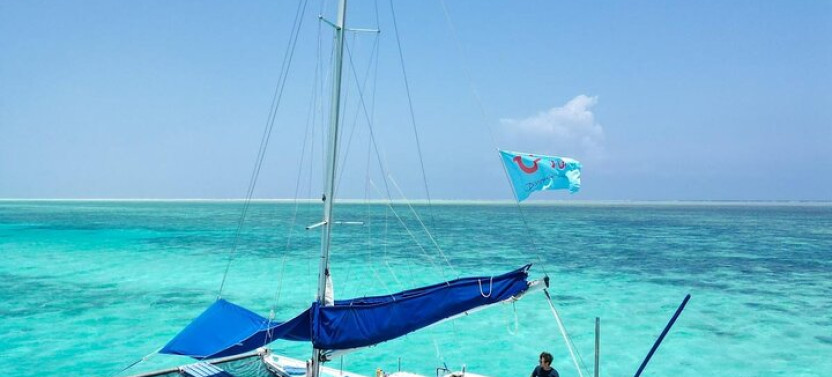 Zanzibar Private Full Day Catamaran to Mnemba Atoll Open Bar