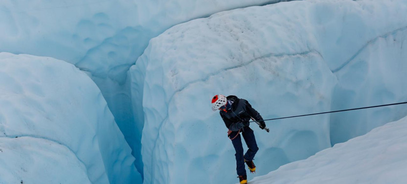 Matanuska Glacier Backcountry Ice Climb