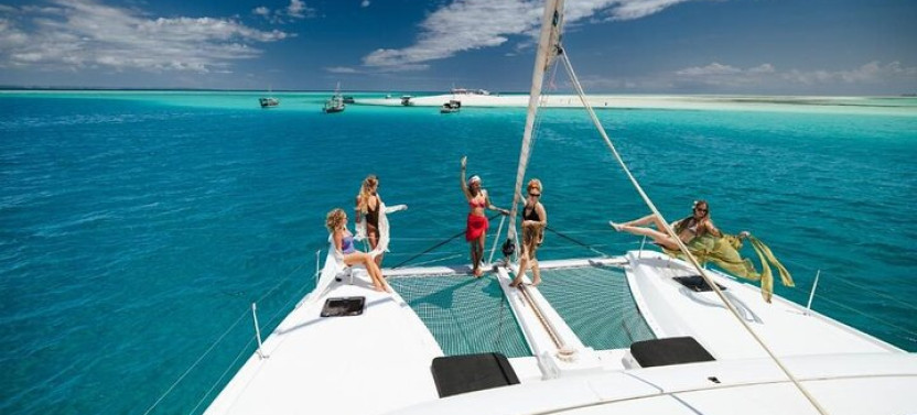 Mnemba Island Private Catamaran with Full Day Snorkeling