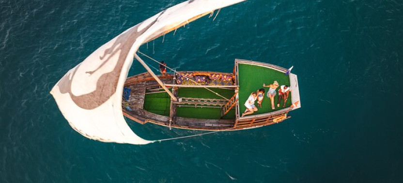 Kendwa Beach Private Sunset Dhow Cruise with Open Bar and Snacks