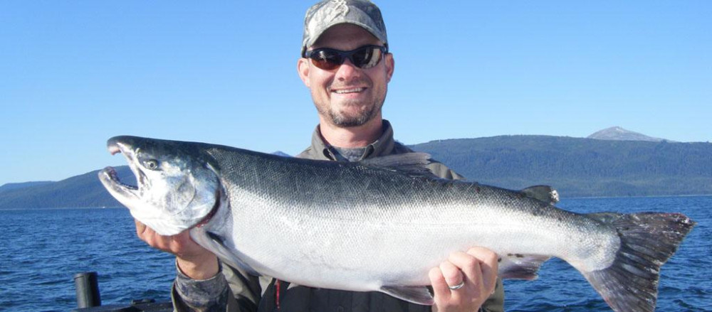 Salmon Fishing in Juneau Waters