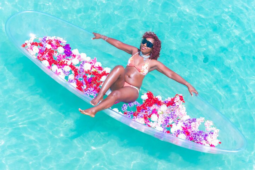 Clear Kayak Photoshoot with Videos and Free Cocktails