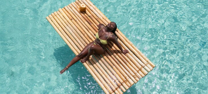 Aruba Bamboo Raft Photoshoot with Videos and Cocktails