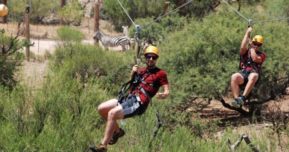 Zip & Sip - Private Zipline and Wine Tour from Phoenix