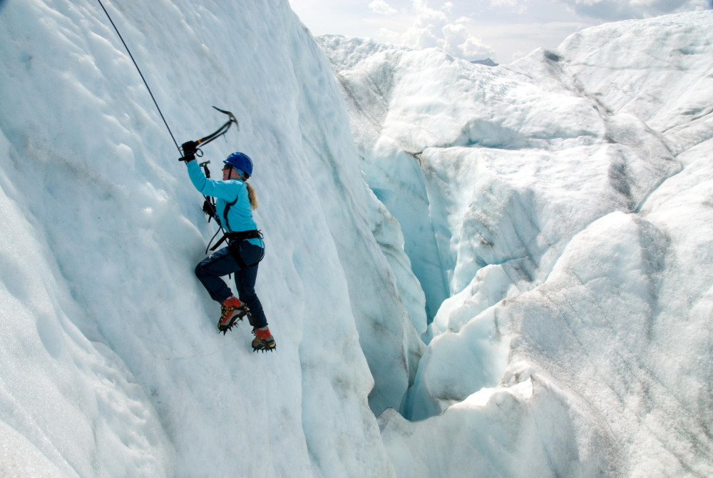 Ice Climbing On The Root Glacier