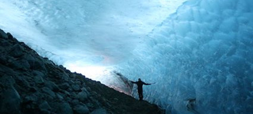Ice Cave Exploration Under Kennicott Glacier
