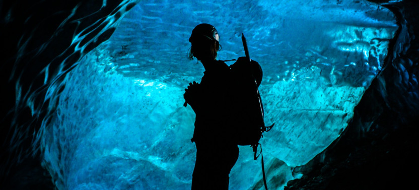 Ice Cave Exploration Under Kennicott Glacier