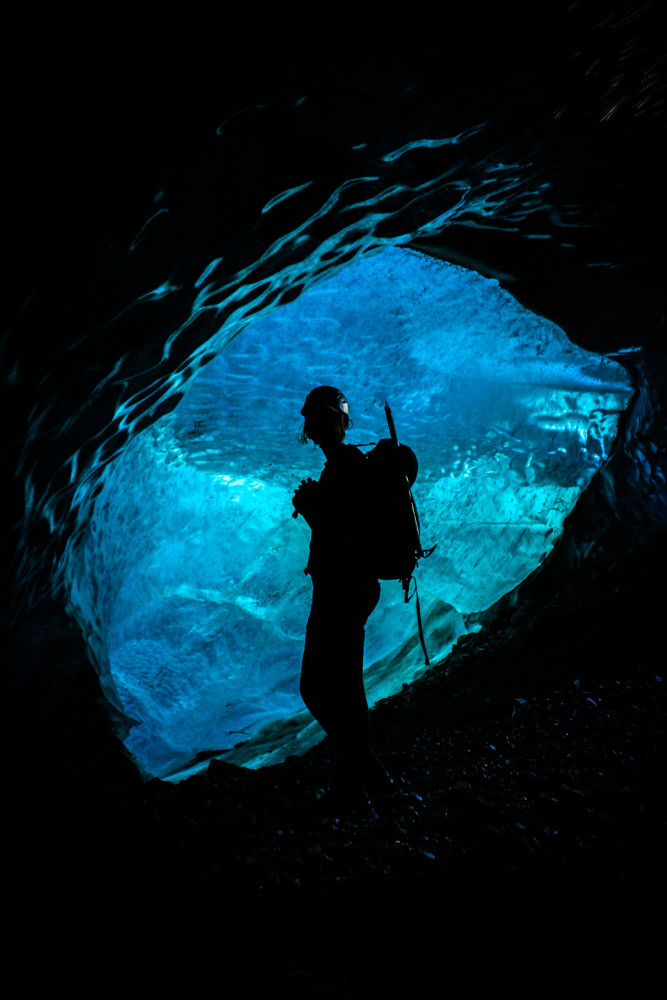 Ice Cave Exploration Under Kennicott Glacier