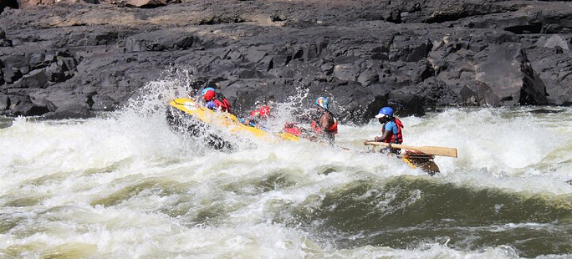 Half Day Zambezi River White Water Rafting