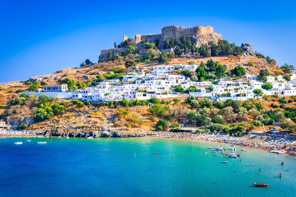 Full-Day Lindos Village Bus Trip with Free Time