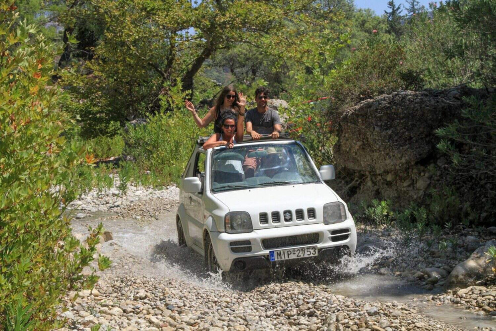 Full-Day Small Group 4x4 Jeep Safari to Mountains & Villages of Rhodes