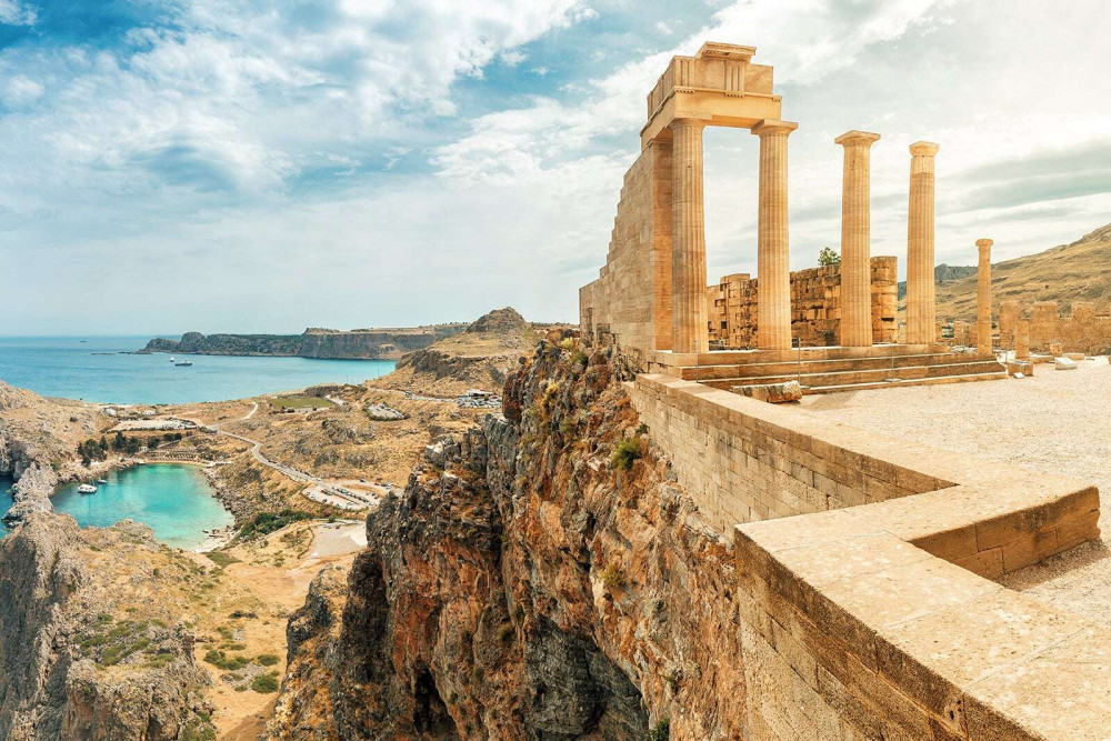Private VIP Minibus Tour of Lindos, Kallithea Springs & Rhodes Island Highl