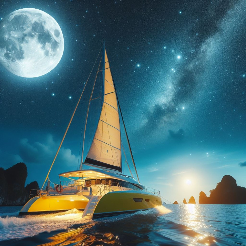 Palm Pleasure Full Moon Sail