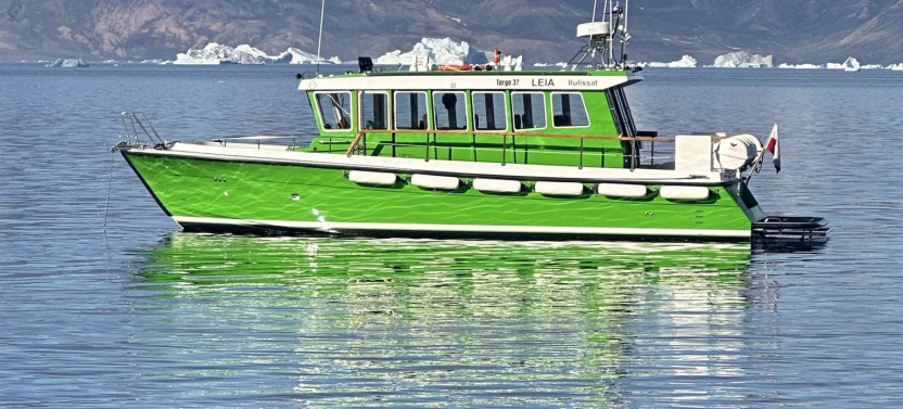 Private Leia Boat Rental for Up to 12 Guests in Ilulissat with Captain
