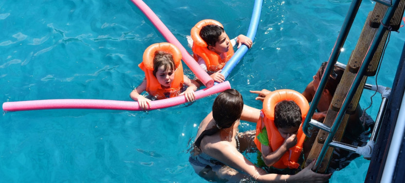 Athens Sunset Dinner Cruise with Swim Stops and Drinks Included