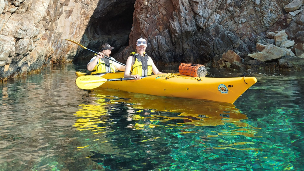 Chia: Kayak Tour to Tuerredda