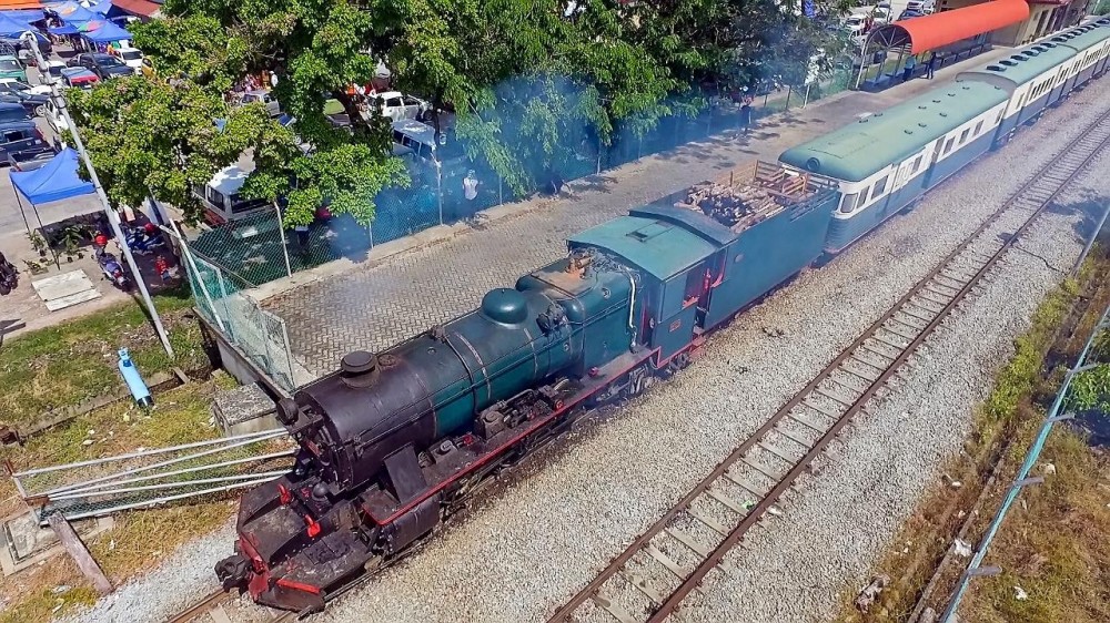 North Borneo Steam Train  from Kota Kinabalu Kota 