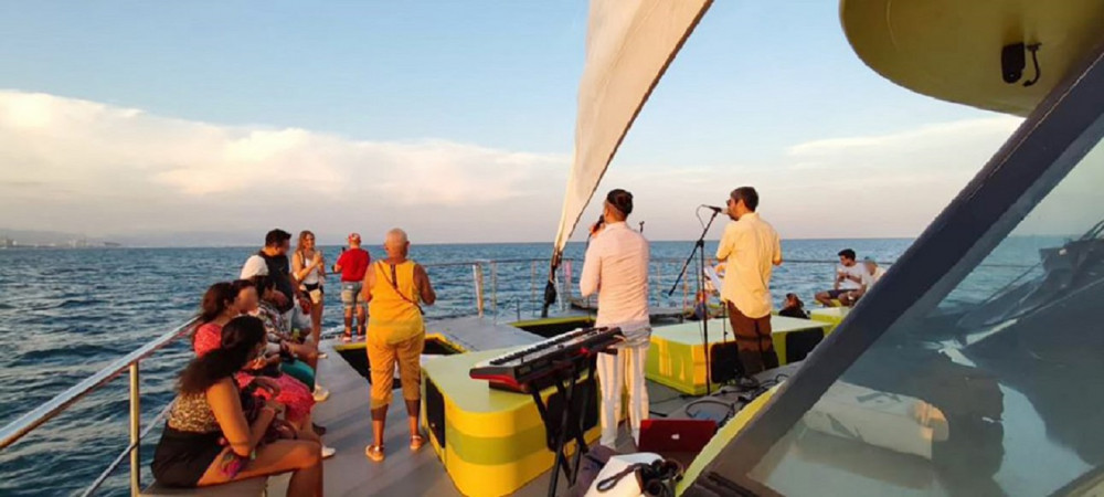 sunset catamaran cruise with live music