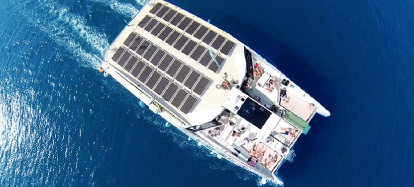 Barcelona Panoramic Eco Catamaran Cruise, photo 2 of 9